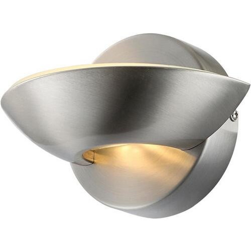 Globo Zidna LED svjetiljka Sammy (7,5 W, Mat nikal, Prozirno, Topla bijela) Slike