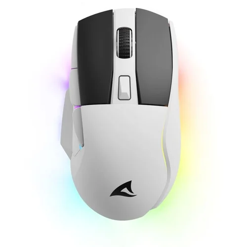  Miš SHARKOON gaming wireless/wired SGM50W White