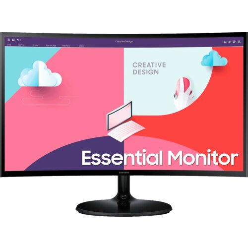 Samsung Monitor 27", Zakrivljeni, FullHD, HDMI, VGA - LS27C364EAUXEN Cijene