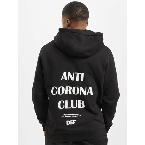 DEF hoodie anti corona in black Slike