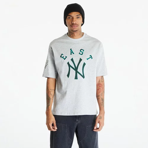 New Era Majica 'MLB TEAM' siva melange / smaragdno zelena