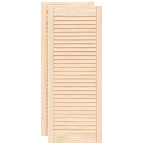  Vrata za omarico z letvicami 2 kosa 99,3x39,4 cm trdna borovina, (21412662) Slike