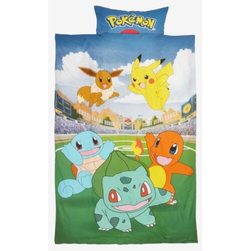  Set dečje posteljine Pokemon, 2024 140x200, Plavi Slike