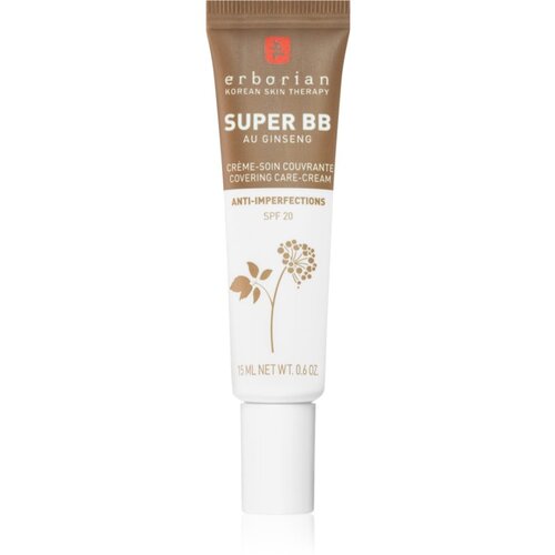 Erborian Super BB BB krema za brezhiben in enoten videz kože majhno pakiranje odtenek Chocolat 15 ml Slike