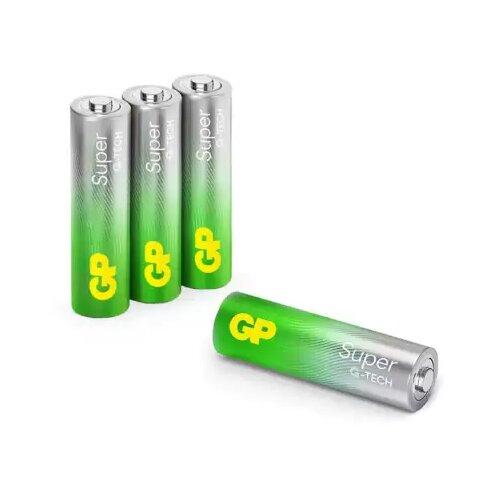  4x baterija aa gp super alkalna g-tech Cene