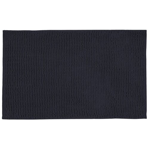 Allstar Tamno plava tekstilna kupaonska prostirka 50x80 cm Chenille – Cijene