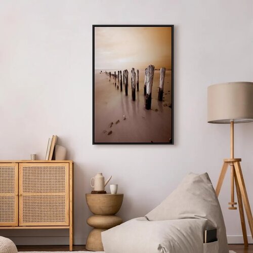  Slika - Autumn Outflow (1 Part) Vertical 40x60 U crnom drvenom okviru Slike
