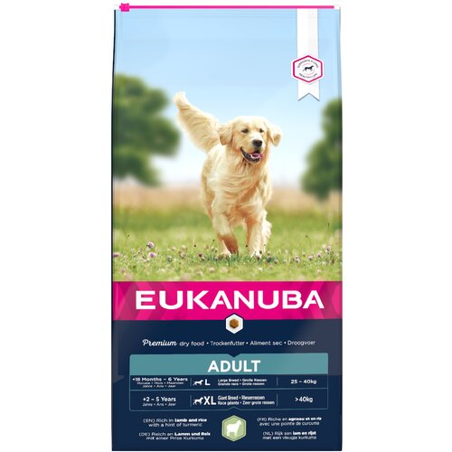 Eukanuba Adult Large Breed janjetina i riža - 2 x 12 kg Slike