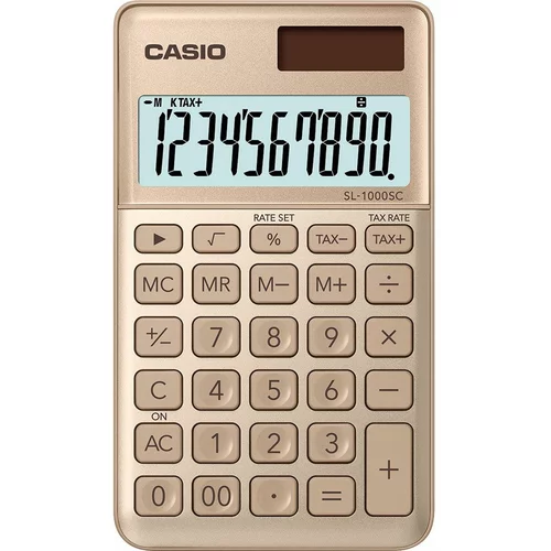  Kalkulator CASIO SL-1000SC-GD zlatni KARTON