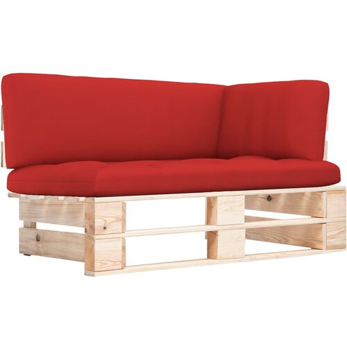 The Living Store Vrtni kotni kavč iz palet impregnirana borovina - Kotni Kavč Iz Palet, (21467493) Slike