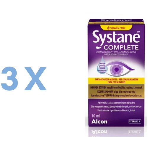 Systane Complete preservative-free (3 x 10 ml) Cene