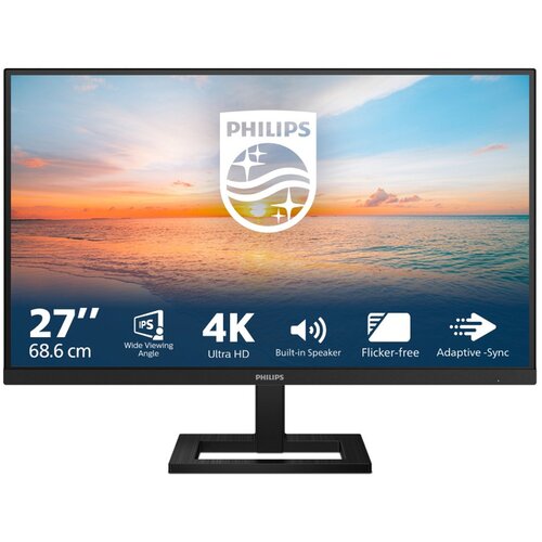 Philips 27E1N1800AE/00 computer monitor 68.6 cm (27&amp;quot;) 3840 x 2160 pixels 4K Ultra HD LED Black Slike