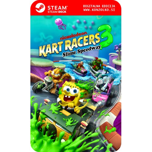 Nickelodeon Kart Racers 3 Slime Speedway - Steam koda brez &scaron;katlice (WINDOWS PC | STEAM DECK) Cene