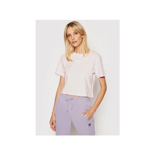 Adidas Majica Tennis Luxure Cropped H56453 Roza Cropped Fit