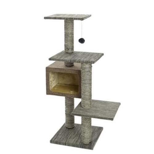Ferribiella grebalica za mace elegantna siva 55x113cm Slike