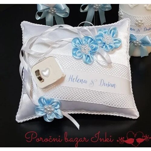  Poročna blazinica za prstane BLA 114 Cene