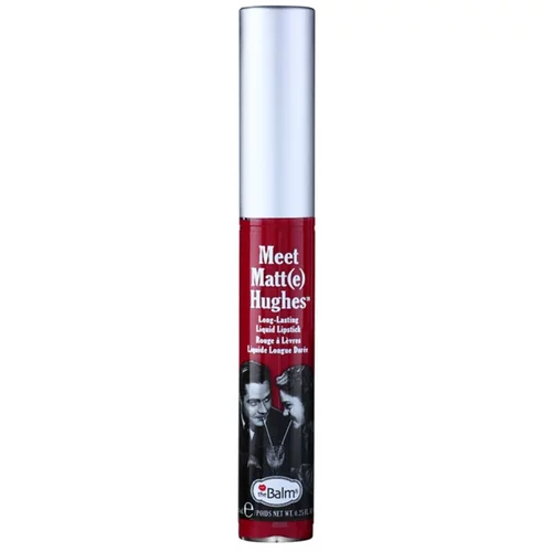 TheBalm Meet Matt(e) Hughes Long Lasting Liquid Lipstick dolgoobstojna tekoča šminka odtenek Dedicated 7.4 ml