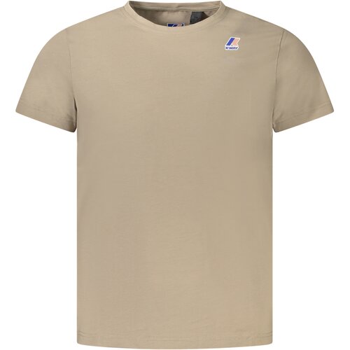 K-Way SHORT SLEEVE T-SHIRT MEN BEIGE Slike