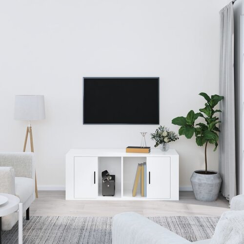 vidaXL TV ormarić sjajni bijeli 100 x 35 x 40 cm od konstruiranog drva Cijene
