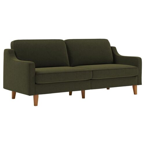 Atelier Del Sofa Robin 3 - Sofe u boji uljane zelene i orahovog drveta Slike