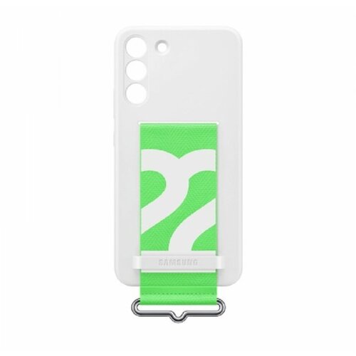 Samsung silikonska futrola (kais) S22 belo-zelena EF-GS901-TWE Slike