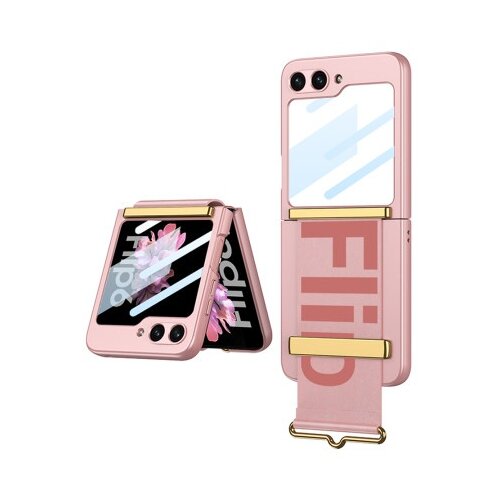  Futrola strap case za samsung f741b galaxy z flip 6 5g roze (gkk case) ( F116696 ) Cene