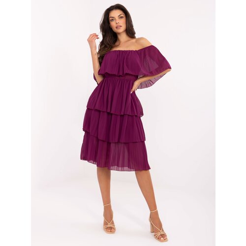 Och Bella Dress-TW-SK-BI-2120.69-purple Slike