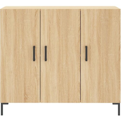  Komoda boja hrasta sonome 90x34x80 cm od konstruiranog drva Slike