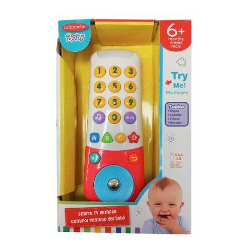 INFUNBABY igračka za bebe pametni daljinski za tv belo-crvena Cene