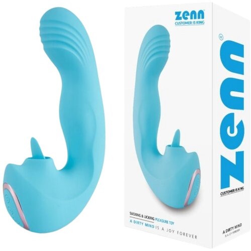 Zenn VIBRATOR Rotating &amp;amp; Licking Pleasure Toy - rotacije, lizanje, G točka, klitoris, dvojni rabbit vibrator Slike