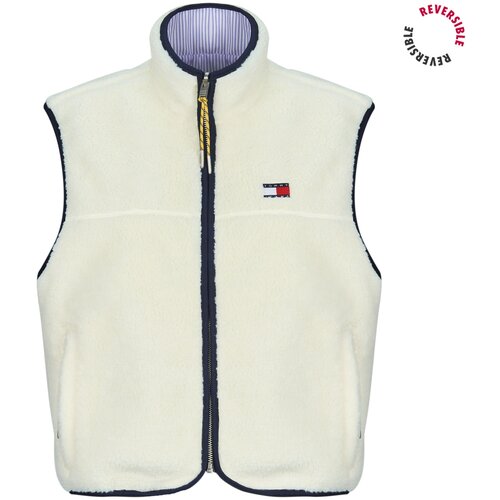 Tommy Jeans TJW REVERSIBLE TEDDY VEST Bež Slike