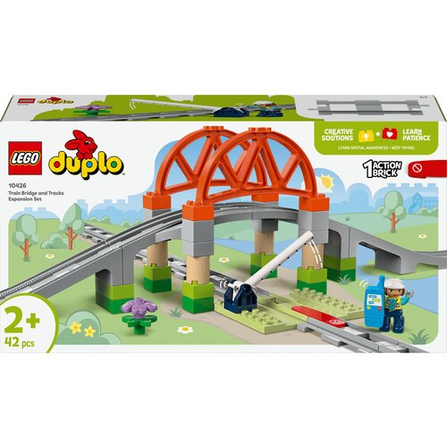 Lego LEGO&amp;reg; DUPLO&amp;reg; - raz&amp;scaron;iritveni komplet železni&amp;scaron;ki most in tiri (10426) Slike