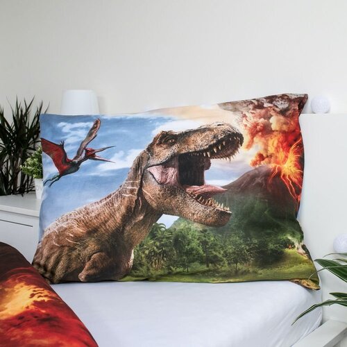 Jerry Fabrics Enojna bombažna otro&amp;scaron;ka posteljnina 140x200 cm Jurassic World &amp;quot;Volcano&amp;quot; &amp;ndash; Slike