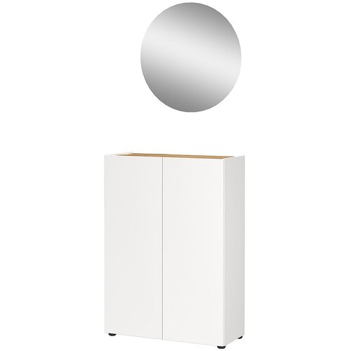 Germania Bijeli set za hodnik u dekoru hrasta 74x200x33 cm Alviano – Cijene