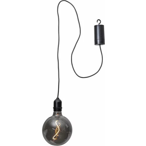 Star Trading Črna zunanja LED svetlobna dekoracija Best Season Glassball, dolžina 1 m