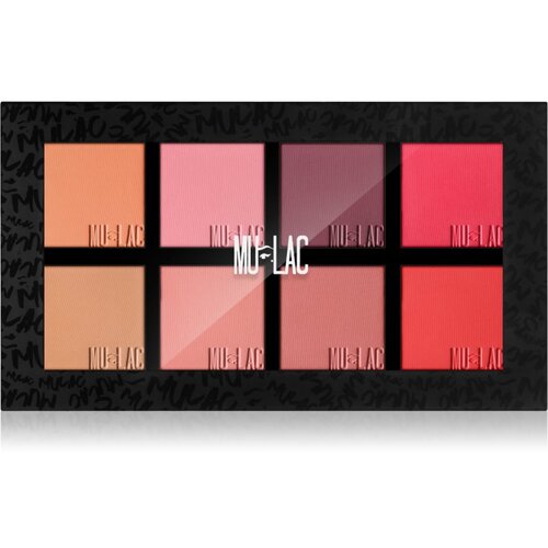 Mulac Cosmetics Moody Blushes paleta rumenila 8x6 g Cijene