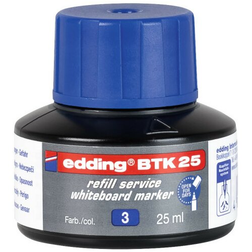 Edding refil za marker za belu tablu BTK 25, 25ml plava ( 09MM12E ) Cene