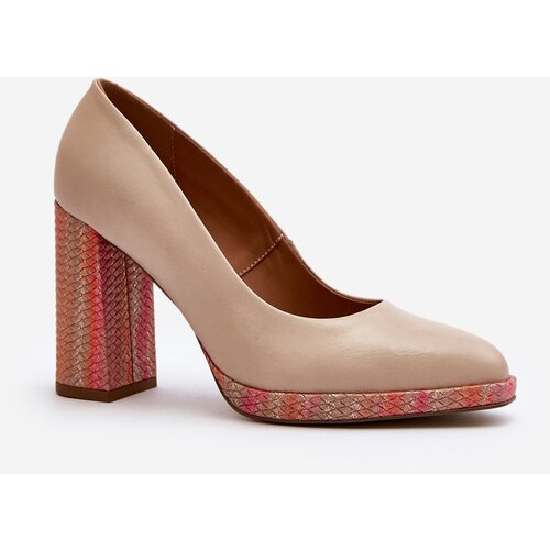 Laura Messi Pumps on Stiletto 2746 Beige Slike