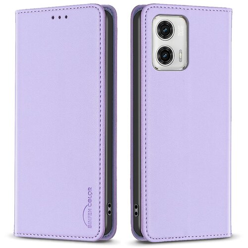 INORCO BINFEN COLOR BF18 PU usnjen ovitek za Motorola Moto G73 5G stojalo z režo za kartice, magnetna torbica za telefon, (22036166) Slike