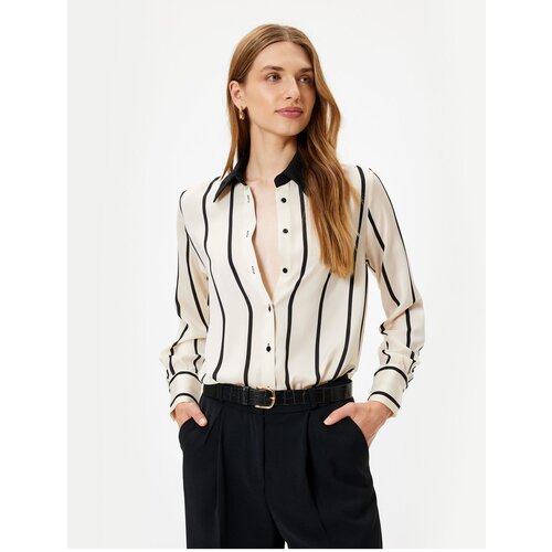 Koton Long Sleeve Shirt Color Contrast Classic Collar Slike