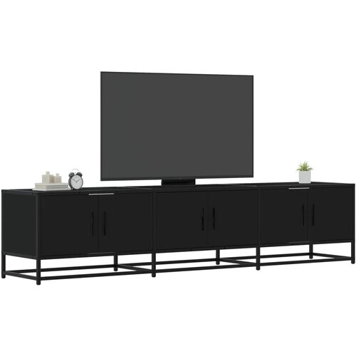 VidaXL TV omarica črna 180x35x41 cm inženirski les Slike