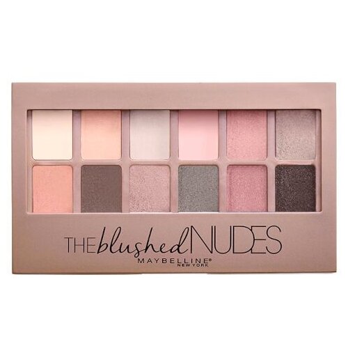 Maybelline New York Eye Shadow Palette Blushed Nudes Paleta sjenila Slike