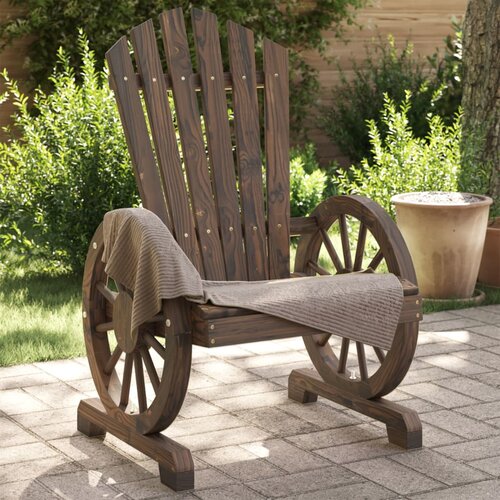  The Living Store Vrtni stol Adirondack 2 kosa trden les jelke - Vrtni Stol Adirondack, (21471522) Slike