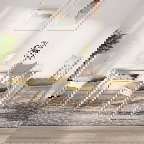 VidaXL Sedežne blazine 4 pcs Siva zelena 45 x 45 cm Žametna tkanina Slike