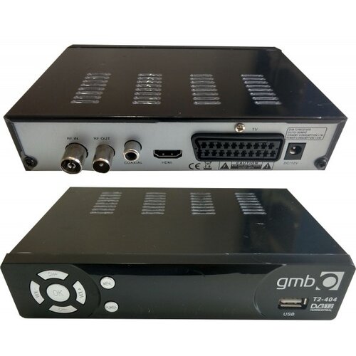 Gembird gmb tdt 033 dvb T2 c set top box usb hdmi scart rf out, pvr, full HD,H264, hdmi kabl,modulator1399 Slike