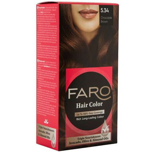 Faro farba za kosu 5.34 smeđa čokolada Slike
