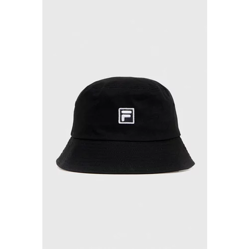 Fila Pamučni šešir boja: crna, pamučni