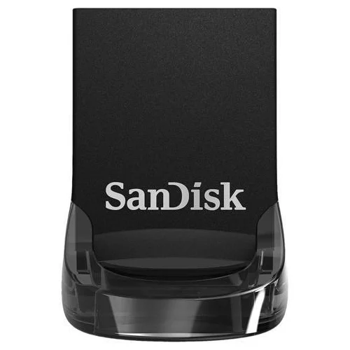 Sandisk USB ključ Ultra Fit, 128 GB, črna