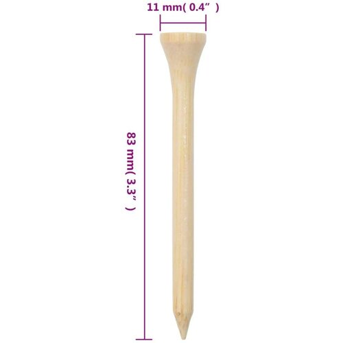  Stalci za lopticu za golf 1000 kom 83 mm od bambusa Slike