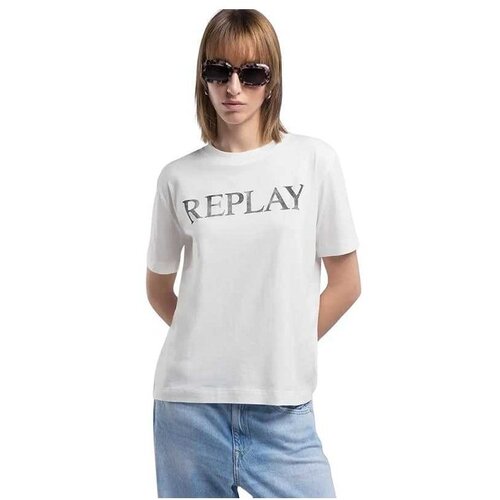 Replay logo ženska majica Slike